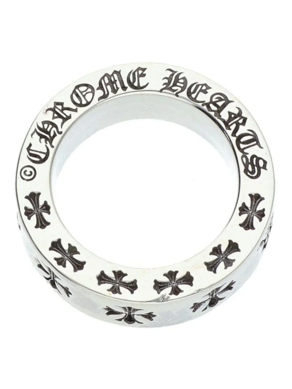 Chrome Hearts Spacer Forever Silver Ring